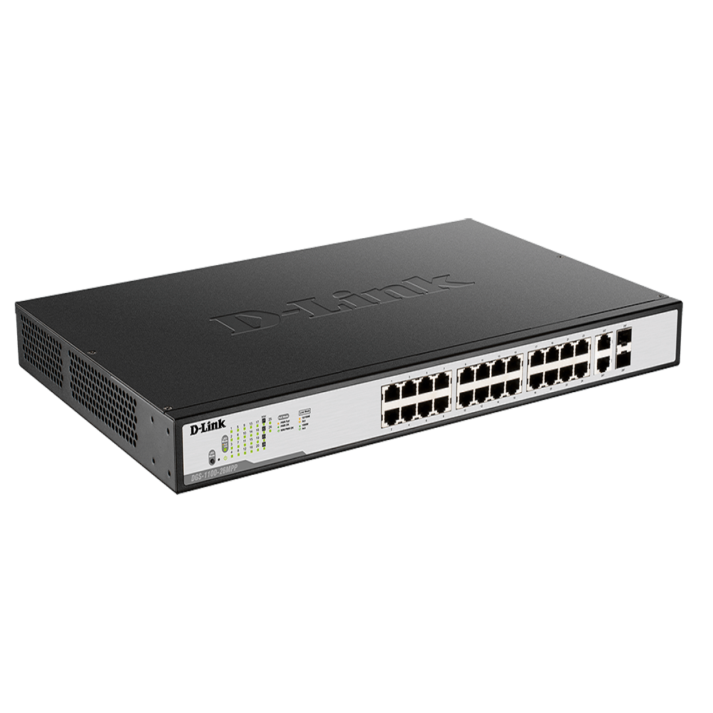 Switch Gigabit Ethernet 1000 BASE-T D-Link DGS-1210 24 ports PoE